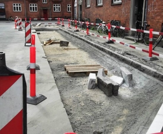 Skråparkering projekt Køvenhavn